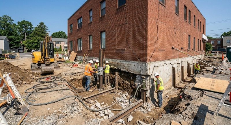 Building Foundation Repair in North Royalton, OH