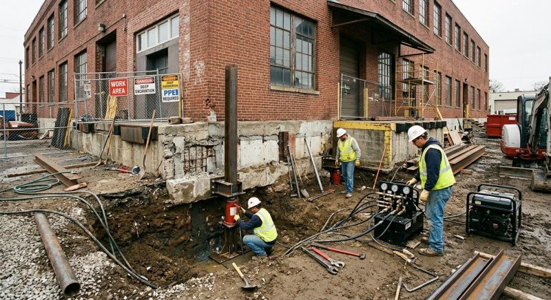 Building Foundation Repair in Ravenna, OH