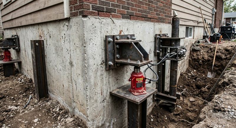 Concrete Foundation Leveling in North Canton, OH