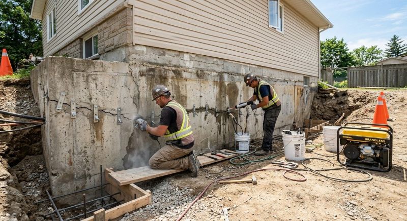 Concrete Foundation Repair in Berlin Center, OH