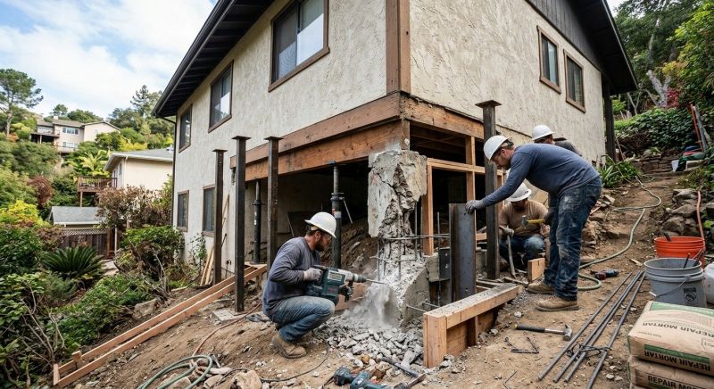 Concrete Foundation Repair in Wadsworth, OH