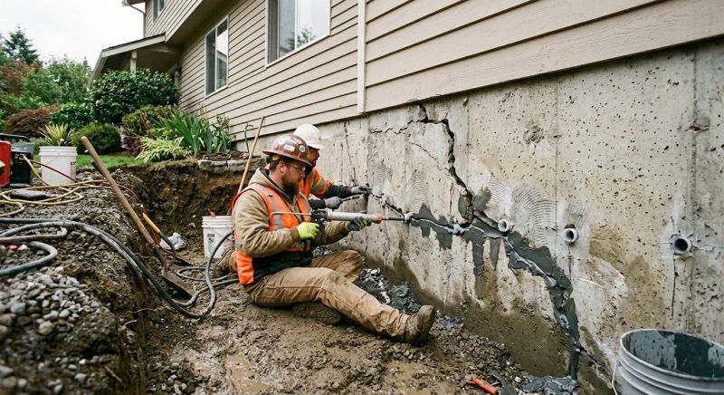 Cracked Foundation Repair in Chagrin Falls, OH