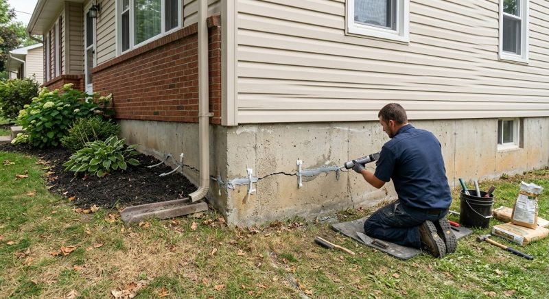 Cracked Foundation Repair in Macedonia, OH