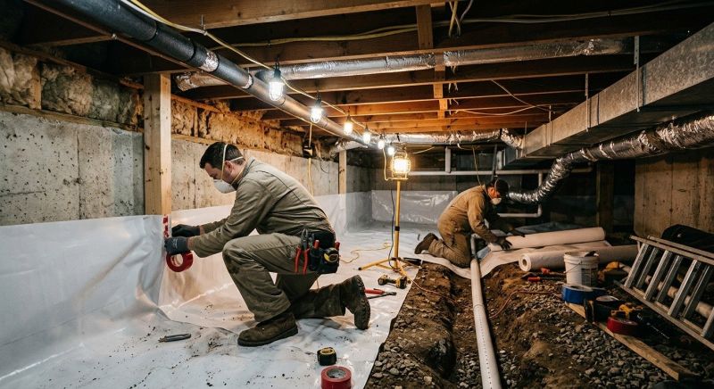 Crawl Space Leveling in Portage County, OH