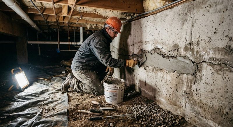 Crawlspace Foundation Repair in Akron, OH