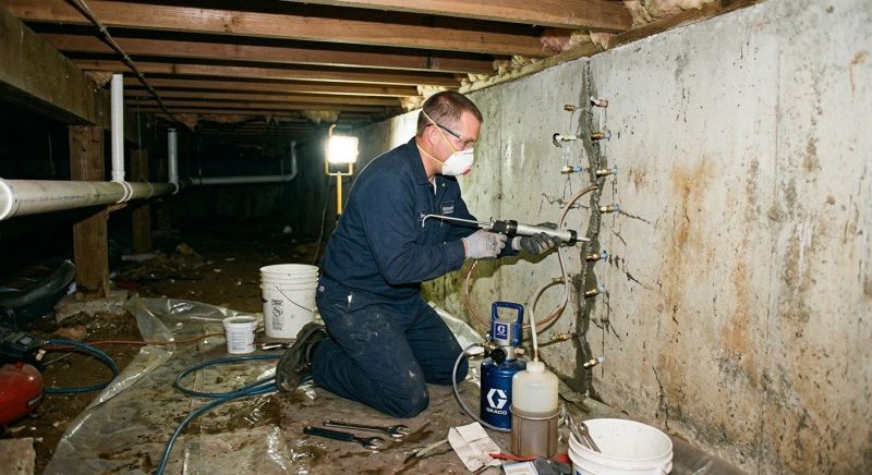 Crawlspace Foundation Repair in Bedford, OH