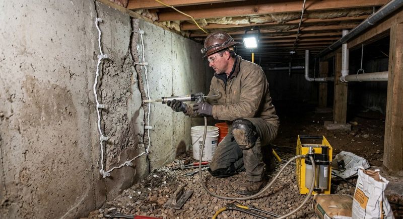 Crawlspace Foundation Repair in Deerfield, OH