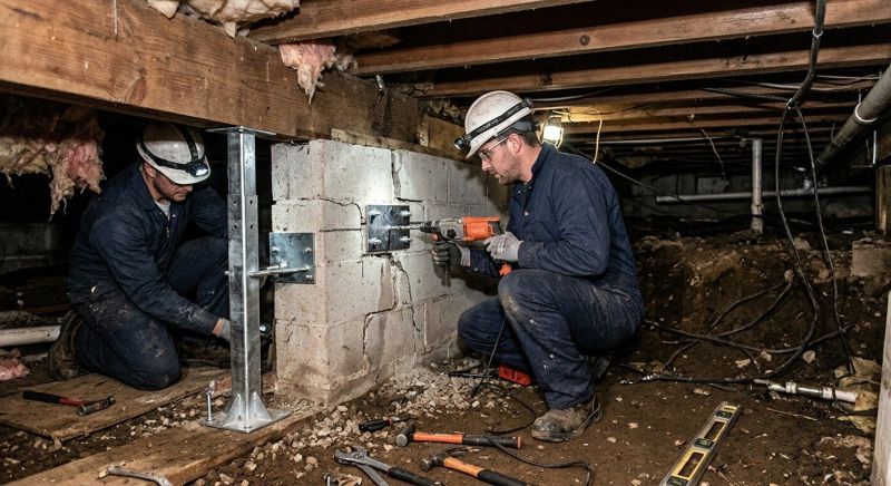 Crawlspace Foundation Repair in Mantua, OH