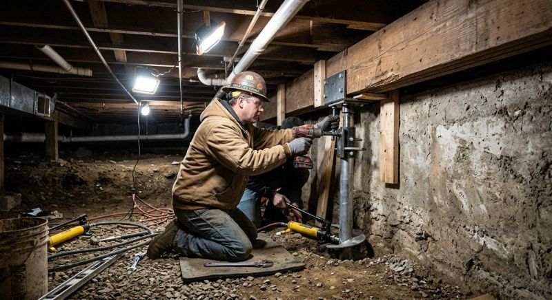 Crawlspace Foundation Repair in Northfield, OH