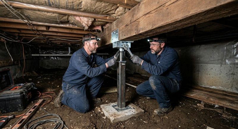 Crawlspace Foundation Repair in Stow, OH
