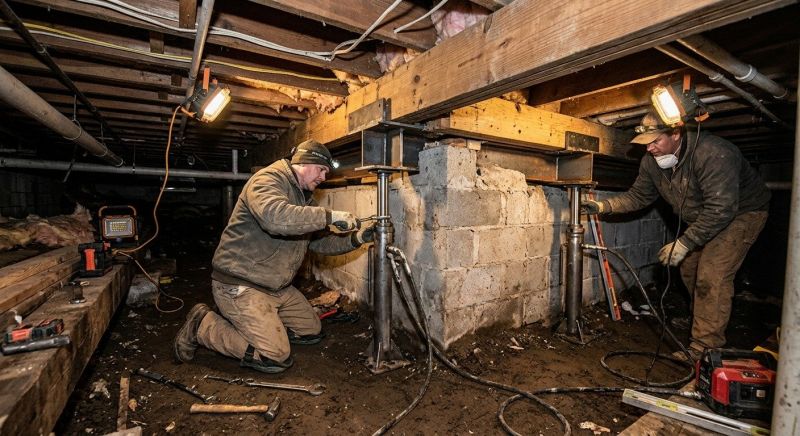 Crawlspace Foundation Repair in Summit County, OH