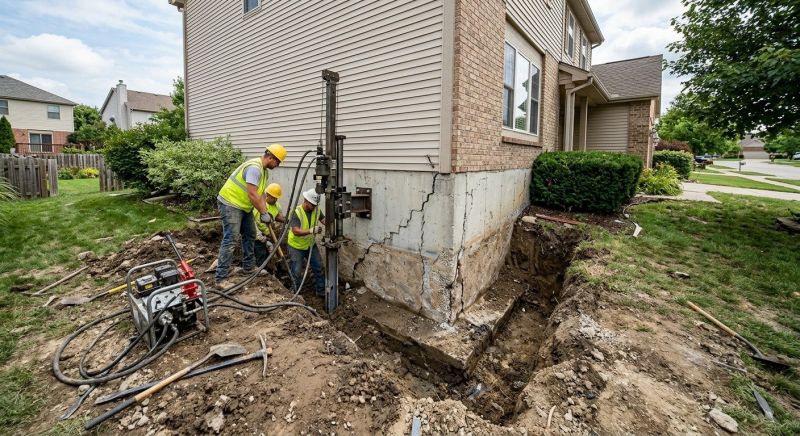 Deep Foundation Repair in Portage County, OH