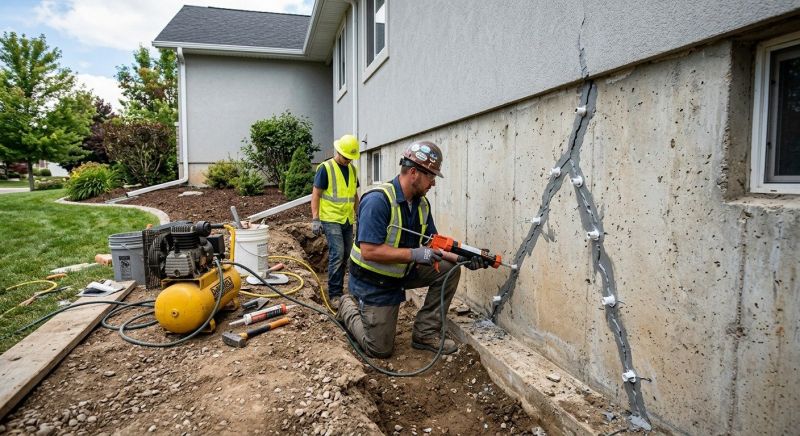 Foundation Damage Repair in Hiram, OH