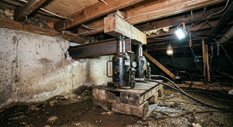 Foundation Jacking in Beloit, OH