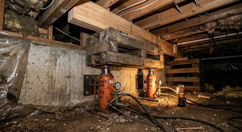 Foundation Jacking in Broadview Heights, OH