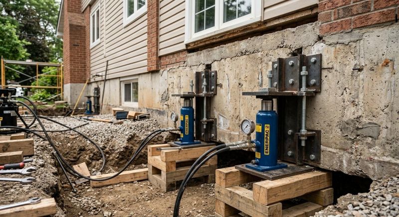 Foundation Jacking in Hudson, OH