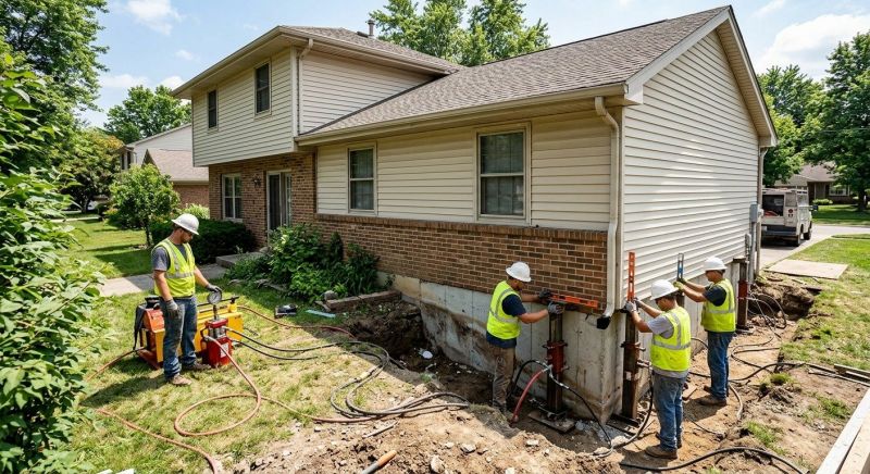 Foundation Jacking in North Benton, OH