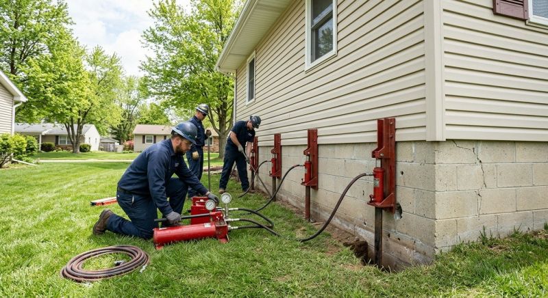 Foundation Jacking in Northfield, OH