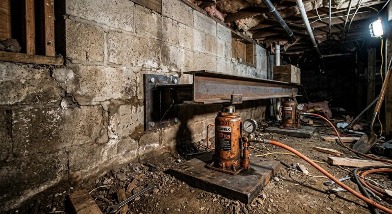 Foundation Jacking in Stow, OH