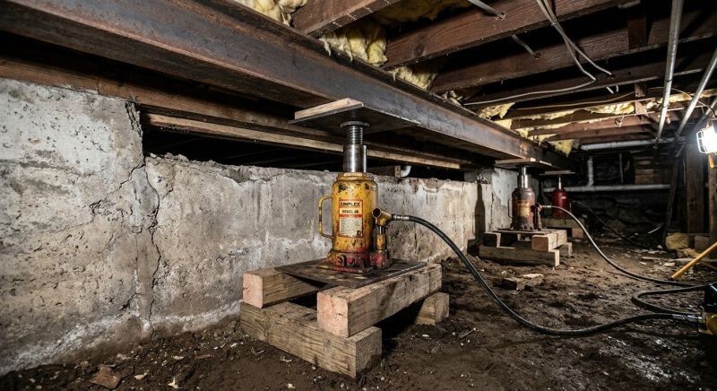 Foundation Jacking in Summit County, OH