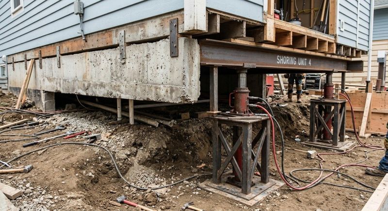 Foundation Jacking in Summit County, OH