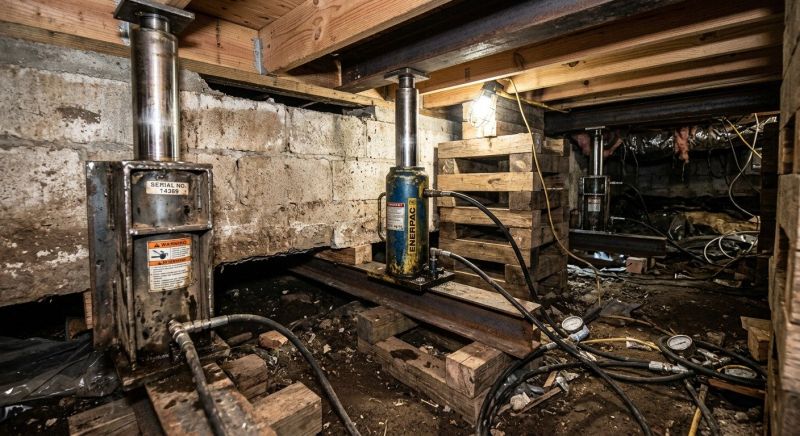 Foundation Jacking in Uniontown, OH