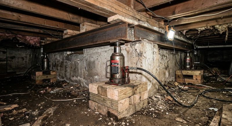 Foundation Jacking in Uniontown, OH