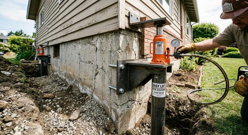 Foundation Lifting in Kent, OH