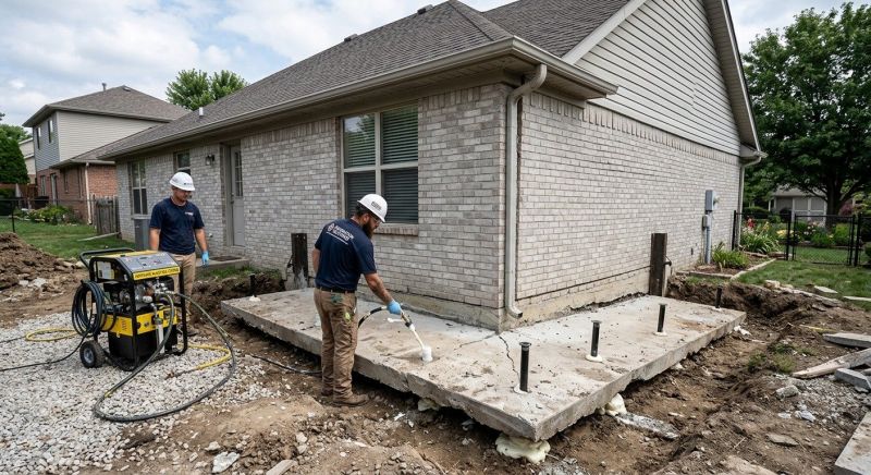 Foundation Lifting in Louisville, OH