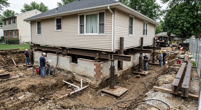 Foundation Lifting in Mantua, OH