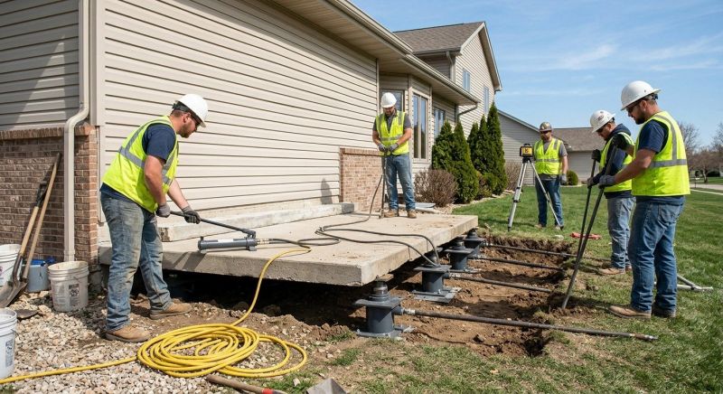 Foundation Lifting in North Benton, OH