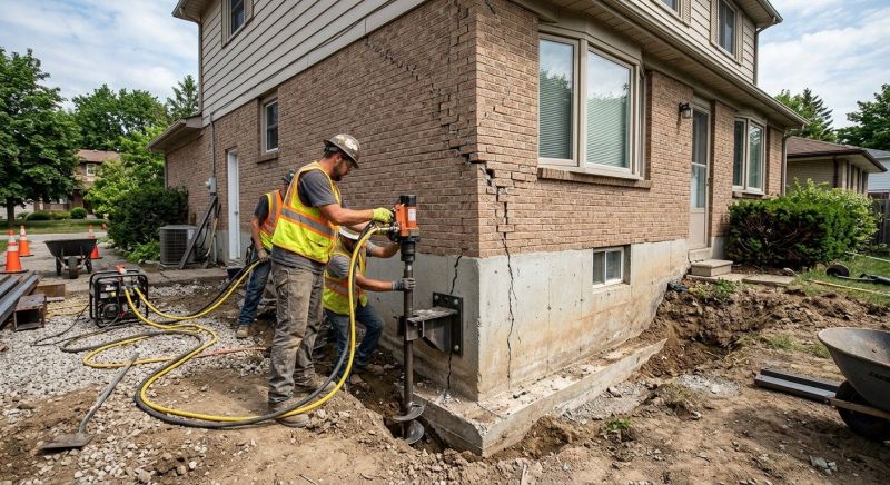 Foundation Lifting in Stow, OH