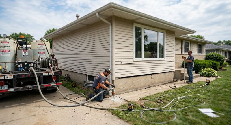 Foundation Lifting in Stow, OH