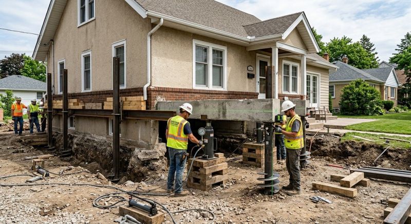 Foundation Releveling in Portage County, OH