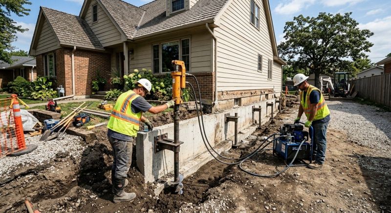 Foundation Stabilizing in Portage County, OH
