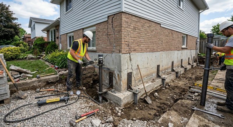 Foundation Stabilizing in Ravenna, OH
