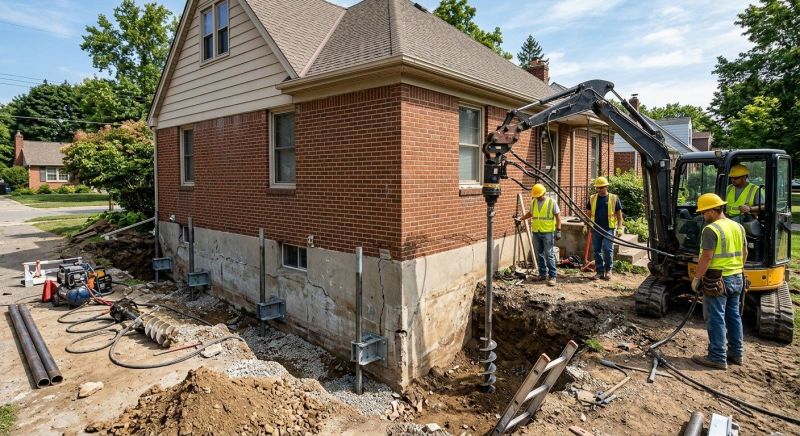 Foundation Stabilizing in Solon, OH