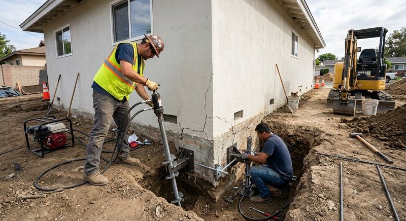 Foundation Stabilizing in Streetsboro, OH