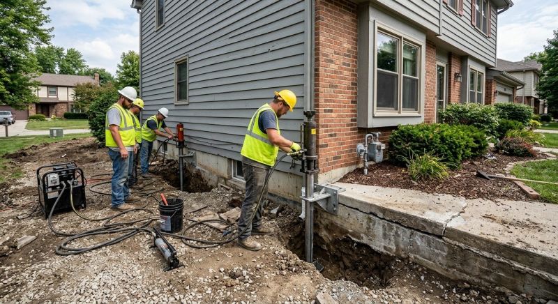 Foundation Stabilizing in Twinsburg, OH