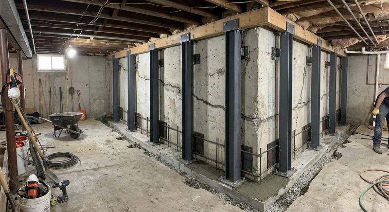 Foundation Strengthening in Portage County, OH