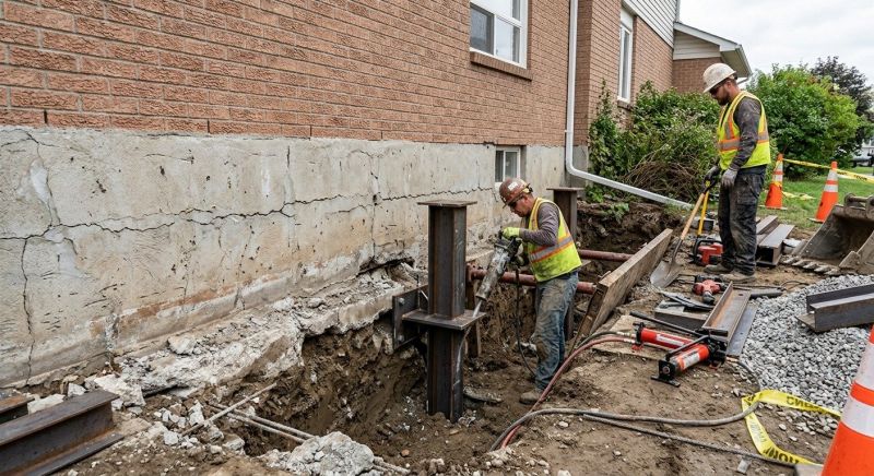 Foundation Structural Repair in Aurora, OH
