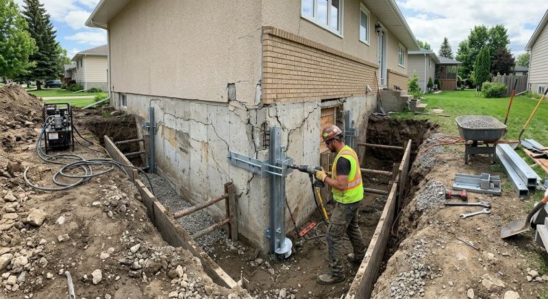 Foundation Structural Repair in Cuyahoga Falls, OH