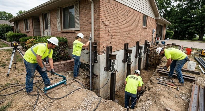 Home Foundation Leveling in Deerfield, OH