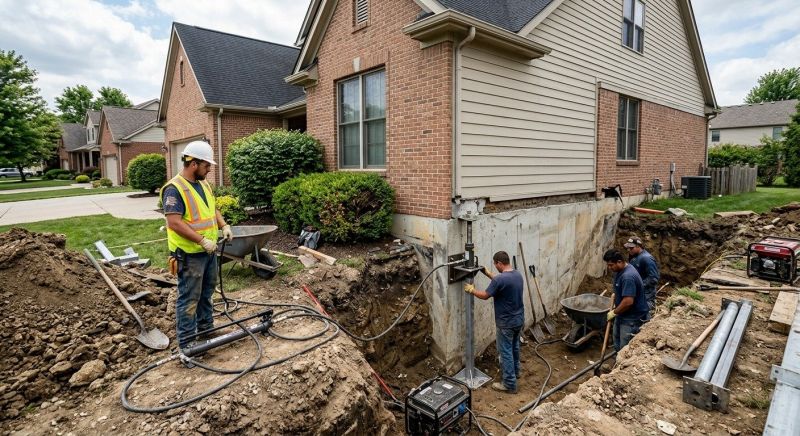 House Foundation Repair in Summit County, OH