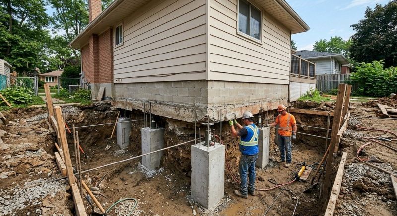House Underpinning in Portage County, OH