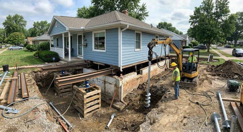 House Underpinning in Portage County, OH