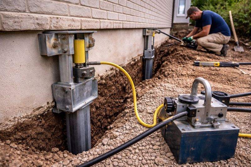 Sinking Foundation Repair in Beloit, OH