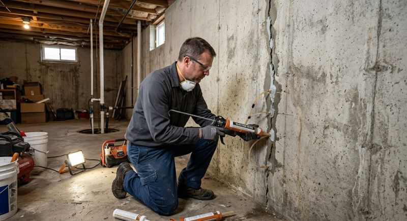 Structural Crack Repair in Portage County, OH