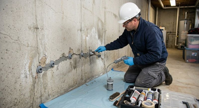 Structural Crack Repair in Portage County, OH