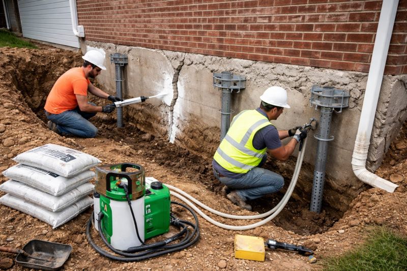 Structural Foundation Repair in Aurora, OH